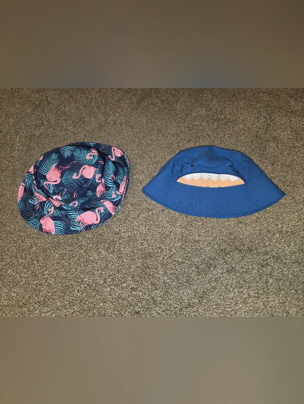 💓 3/$15 Set Of 2 Baby Boy's Summer Hats Size 12-18 Months